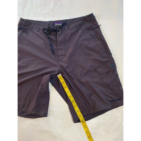 Patagonia Shorts Mens Purple Drawstring Boardshorts Swim Trunks Style - Picture 4 of 6
